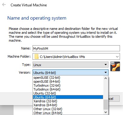 Creating Virtual Machine